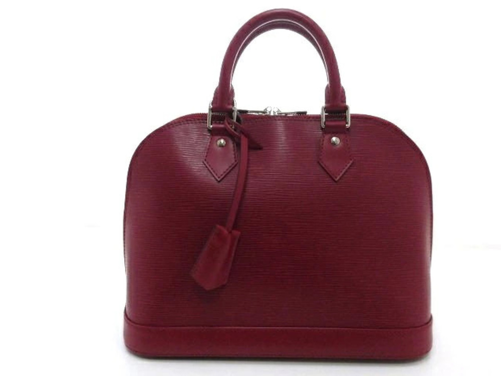 LOUIS VUITTON Alma Handbag Epi Leather Fuschia Pink